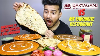 INDIAN BEST DAL MAKHANI AND BUTTER CHICKEN WITH BUTTER NAAN AND GARLIC NAAN daryaganj8879 MUKBANG [upl. by Lorimer594]