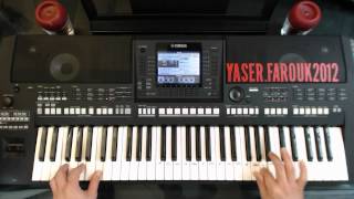 تعليم الاورج  عزف  ستة الصبح حسين الجسمي  تعليم الاورج  ياسر درويشة  YAMAHA PSR A3000 [upl. by Corso]