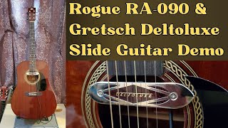 Rogue RA 090 Guitar amp Gretsch Deltoluxe Pickup Demo [upl. by Leupold]