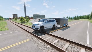 Mobil vs Rails Part 1  BeamNG Drive [upl. by Marie-Jeanne]