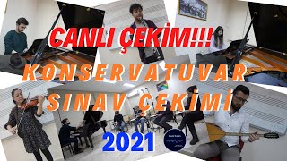 KONSERVATUVAR YETENEK SINAVI CANLI ÇEKİM 2021 [upl. by Hanan693]