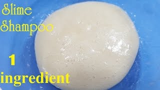 Slime Shampoo 1 ingredient Easy  Diy Slime 1 ingredient [upl. by Alikee]