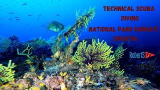 TECHNICAL SCUBA DIVING National park Kornati Croatia [upl. by Obnukotalo212]