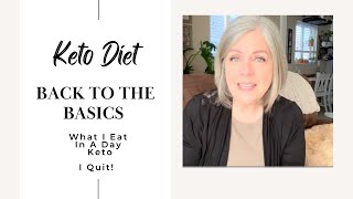 I Quit  January 25 Basics of Keto Day 25 What I Eat On Keto Diet  Fulltime Youtuber [upl. by Swehttam]