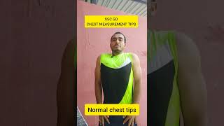 SSC GD chest Measurement Tips ssc sscgd sscgdchestmeasurement [upl. by Leoy]