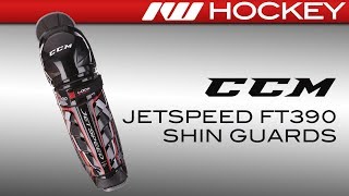 CCM JetSpeed FT390 Shin Guard Review [upl. by Denby]