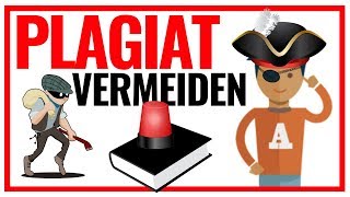 Plagiat vermeiden  5 todsichere Tipps gegen Plagiarismus in deiner wissenschaftlichen Arbeit 🏴 ☠ [upl. by Irtimed]