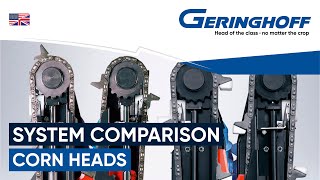 Geringhoff Corn Heads I System Comparison I English [upl. by Schmitz]