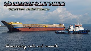 MT PHITE and SB RIANNE depart from Mabini batangas smooth and safe [upl. by Naegem118]