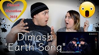 Dimash《Earth Song》COUPLES REACTION [upl. by Annayhs]