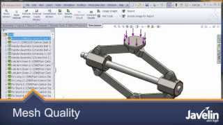 Mesh Quality in SolidWorks Simulation [upl. by Arek]