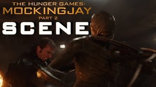 Mockingjay Part 2  Sewer Scene and Death of Finnick in Full HD [upl. by Wehner]