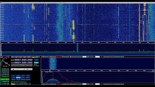 IC7610 with HDSDR and CW Skimmer IQ Streams [upl. by Yenahteb]