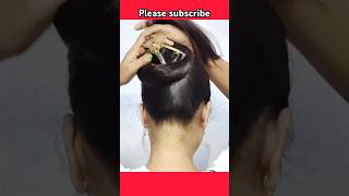 Clutcher hair style simple for girl shortsvideo shorts youtubeshorts [upl. by Enelrahc]