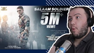 Producer Reacts to Salaam Soldier  Lyric Video Song Kannada James Puneeth Rajkumar [upl. by Terrilyn949]