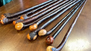 Blackthorn Walking sticks by McCaffreyCrafts [upl. by Alvarez]