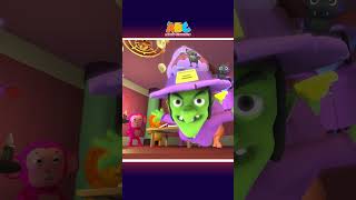 Tres pequeñas Brujas  Canciones infantiles de Halloween shorts kidssong [upl. by Kirat]