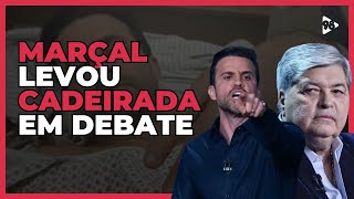 DATENA deu CADEIRADA em PABLO MARÇAL durante DEBATE [upl. by Ynoble]