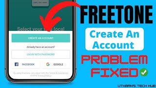 FreeTone Create An Account Problem Fixed 2024  How To Get Free Number for telegram WhatsApp 💯🔥 [upl. by Joletta]