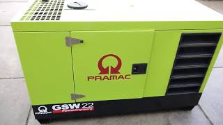 PRAMAC GSW 22 KVA [upl. by Areic]