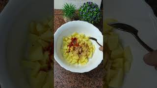 Navratra Special Kashmiri Style Aaloo Ke Pakore youtubeshorts shorts Rainas Kitchen [upl. by Haberman]