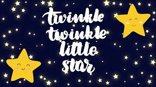 Twinkle twinkle little star with lyrics  Kids Nursery Rhymes and songs [upl. by Niro]