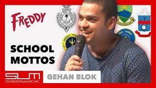 Sri Lankan School Mottos And What They Actually Mean  Gehan Blok at Freddy [upl. by Chancelor468]