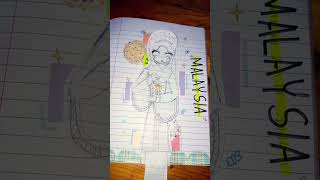 LAHTIMalaysia 🇲🇾⭐ ibKhaiSaja drawings fyppp bored freepalestine [upl. by Ekrub504]