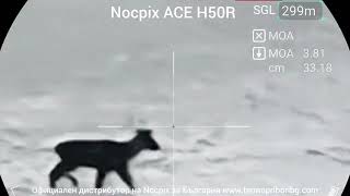 Nocpix ACE H50R наблюдение на благороден елен при отражение във вода 300м [upl. by Yendys]