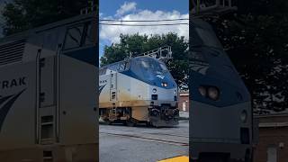 No Bell sound on crossing  FRA Coach on AMTK 30 amtrak csx railfanning railroad shorts [upl. by Aramen731]