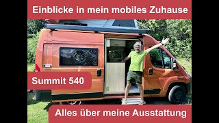 Einblicke in mein mobiles Zuhause  Pössl Summit 540  Meine Ausstattung und Tipps [upl. by Kimberli]