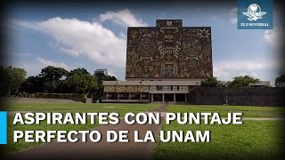 Ellos son los 6 aspirantes de la UNAM que lograron un examen perfecto [upl. by Greenland]