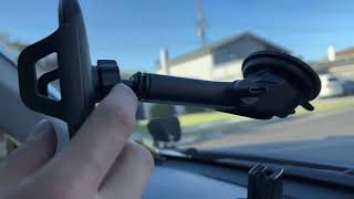 UIBI Magsafe Car Mount Magnetic Car Phone Holder Review [upl. by Rebmac]