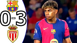 Barcelona vs Monaco All Goals amp Highlights2024Barcelona vs Monaco [upl. by Naamana792]