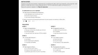 DELE A2 examen 3 2024 tarea 2 transcription answers [upl. by Larrisa]