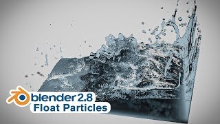 Blender Tutorial  Fluid Simulation amp Float Particles in Eevee [upl. by Presley]