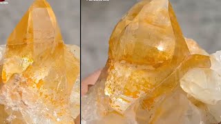 Citrine Crystal  Citrine Gemstone  How to Identify Citrine Crystal [upl. by Ahtiuqal]