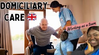 TEAMWORK AS DOMICILIARY CARE WORKERS IN THE UK 🇬🇧  Who drives ☹️  Living in Swansea Uk 🇬🇧 [upl. by Anileve]