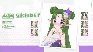 March 2024 Live2D Showcase Glicinia Elf [upl. by Baldwin]