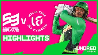 De Kock amp Vince Hit 50  Southern Brave vs Welsh Fire  Highlights  The Hundred 2021 [upl. by Helge]