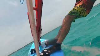 Bonaire windsurfing Jibe City Erik Staub 4 16 2024 [upl. by Gnep]