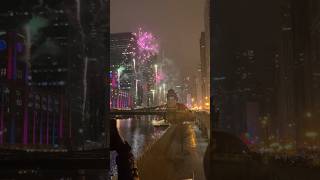 Chicago NYE Fireworks 2024  Happy New Year chicagolife travel newyear2024 [upl. by Nagiam516]