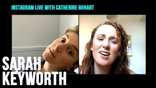 Instagram Live with Catherine Bohart  25 June 2020  Sarah Keyworth [upl. by Uela]