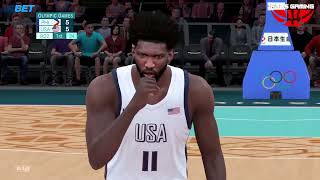 GILAS PILIPINAS vs TEAM USA  NBA2K24 PC Gameplay  August 6 2024  FIBA2K [upl. by Aihsiek]