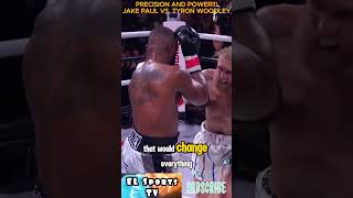 JAKE PAUL VS TYRON WOODLEY PRECISION AND POWER [upl. by Lannie]