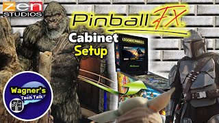 Pinball FX Cabinet Mode Setup on the Legends PinballMicro Game Play [upl. by O'Neil]