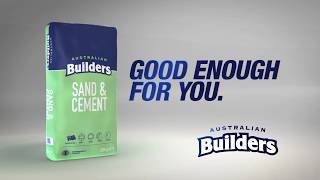 AUSTRALIAN BUILDERS SAND AND CEMENT MIX [upl. by Ingamar]