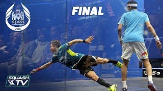 Squash MoElShorbagy v Rodriguez  Allam British Open 2018  Final [upl. by Netsirhk]