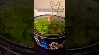 Crock Pot Greens crockpotmeals slowcookerrecipe greens collardgreens [upl. by Radnaskela]