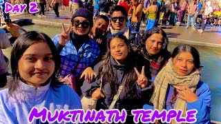 Muktinath 🙏temple Darshan gardai boini haru sanga 😊onlyamanvlog mustangvlog youtuber vlog [upl. by Naibaf]